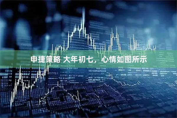 申捷策略 大年初七，心情如图所示