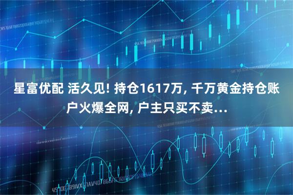 星富优配 活久见! 持仓1617万, 千万黄金持仓账户火爆全网, 户主只买不卖…