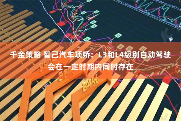 千金策略 智己汽车项娇：L3和L4级别自动驾驶会在一定时期内同时存在