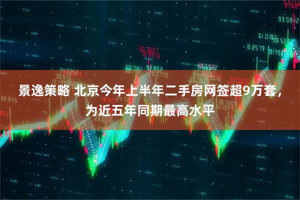 景逸策略 北京今年上半年二手房网签超9万套，为近五年同期最高水平